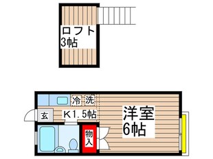 新検見川ハイリビング弐番館の物件間取画像